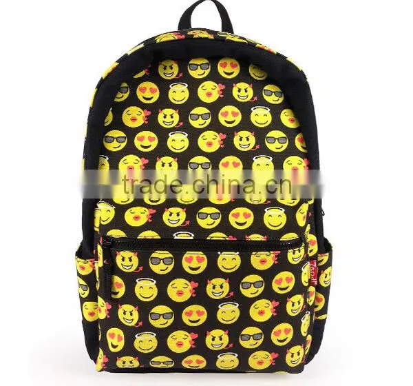 2015 VEEVAN Cute Emoji Backpack Cool Kids School Backpack photo-2
