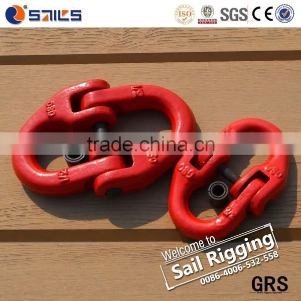 Heavy Duty US Type Drop Forged Alloy Steel Grade 80 Connector Link photo-5