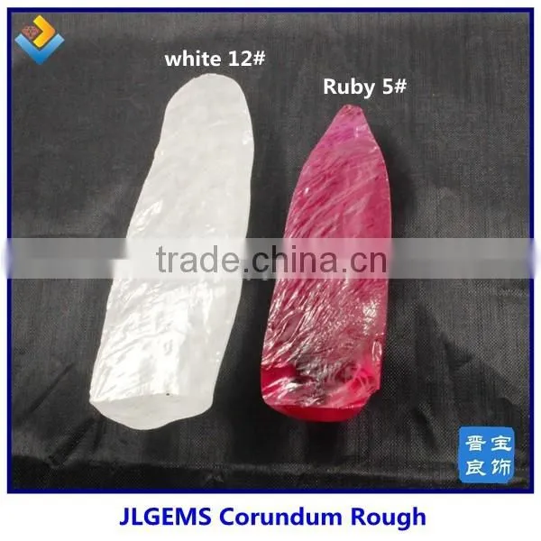 Synthetic White Rough Corundum Ruby Gemstones 12# Ruby Wholesale Price photo-3