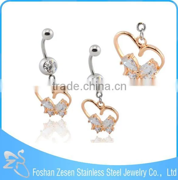 Stainless Steel Body Jewellery Navel Ring Fake Belly Button Piercing photo-5