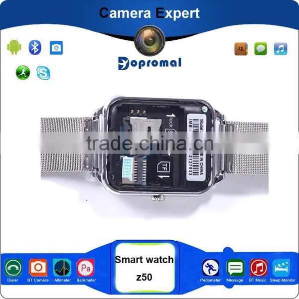2016 Cheap Price Sleep Monitor Wifi Bluetooth Z50 Smart Watch Phone Quality Choice photo-5