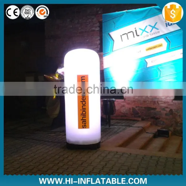 Attractive Show Stage Decorations Inflatable Lighting Wedding Column With Led Lights photo-6