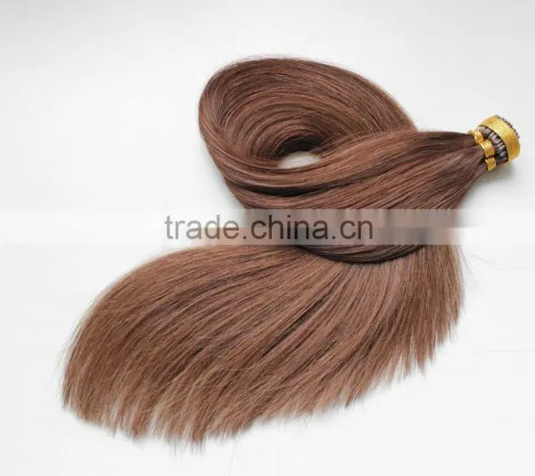 Double Drawn European Virgin Hair Keratin Prebonded Hair i Tip photo-3