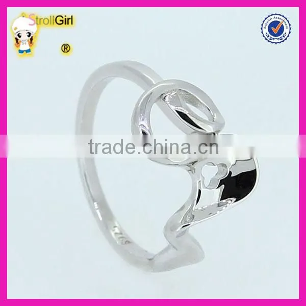unique design engraved ring 925 silver hollow micky head New Rings designs