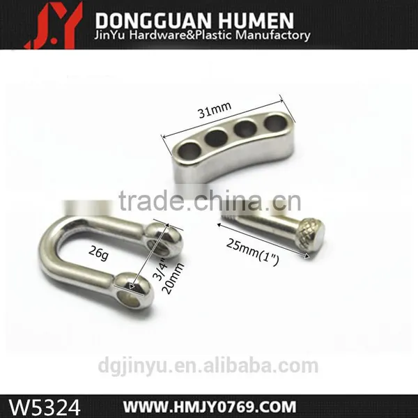 Stainless Steel U Shackle Buckle , Metal Screw d Shackle photo-4