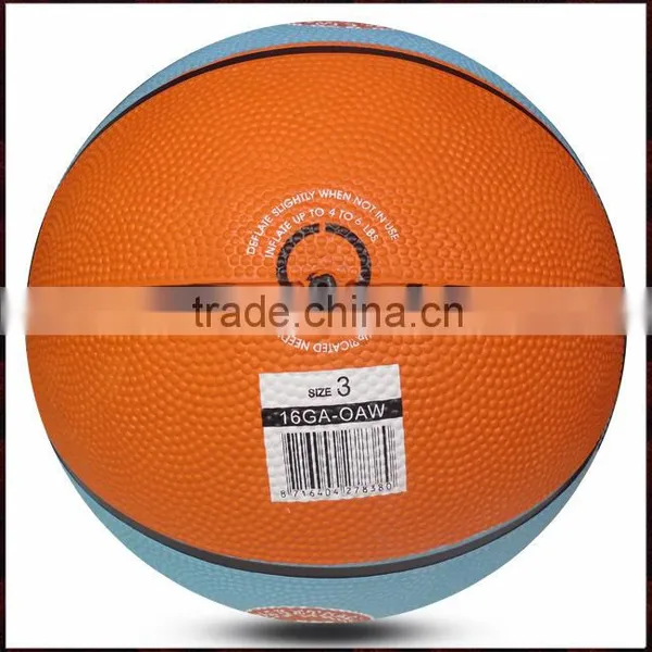7" Rubber Promotional Mini Basketball Size 3 photo-2