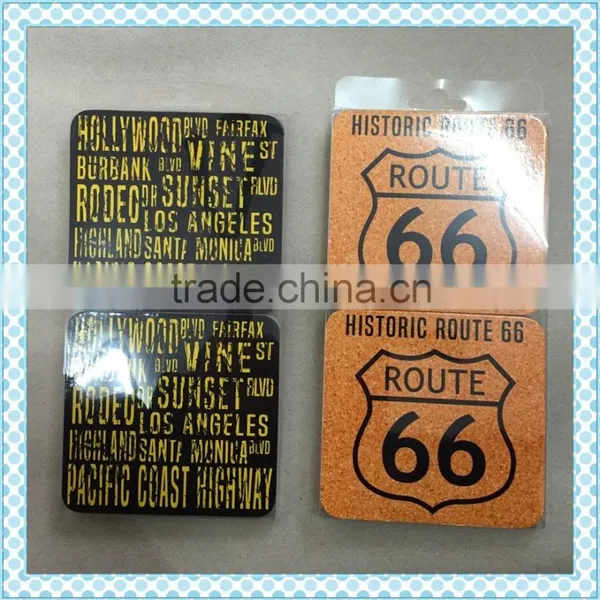 Customer Cork Coaster; Cork Coaster; Mdf Coaster With Cork Bottom photo-6