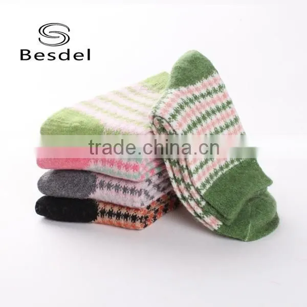 Make Your Own Christmas Wool Socks, Colorful Girls Cozy Socks
