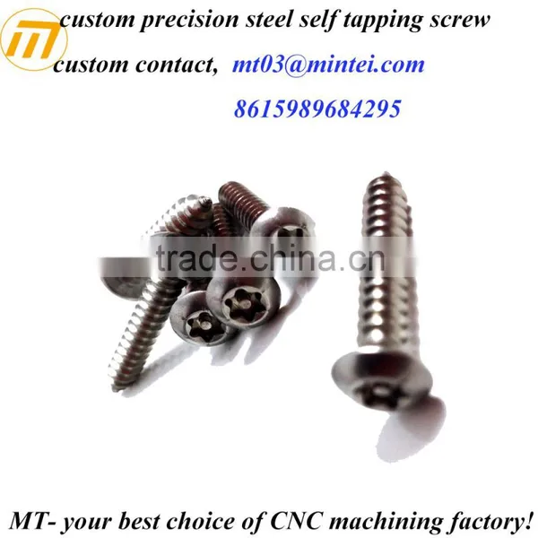 Factory Custom CNC Turning Precision Pan/ Mushroom Head Screw photo-2