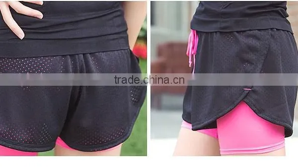 Hot Sale Printed Cotton/polyester Cheap Casual Sports Short Pants for Women,hot Short Pants for Women photo-2