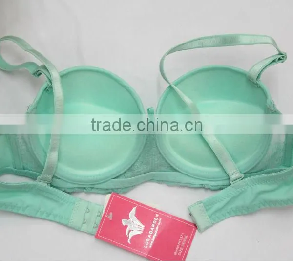 Strapless Ladies Beautiful Bra Sexy Embroider Bra Design photo-2