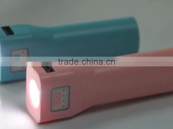Plastic Torch Led Light 18650 Cell Single Power Bank photo-4