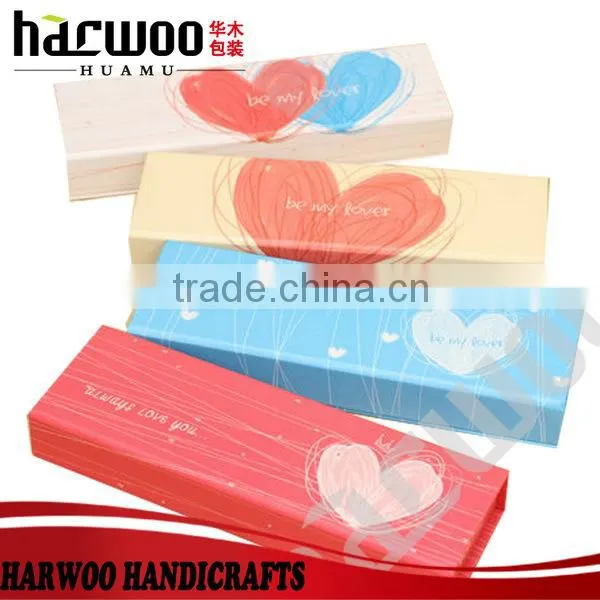 Leather Packing Case With a Outer Paper Boxes and Microfiber Insert Custom Logo Pen Box photo-6
