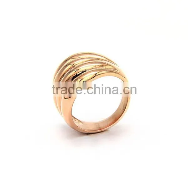 Women Special Design Stainless Steel Ring Wide Steel Jewelry Class Ring photo-2