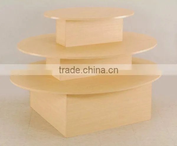 wooden display table