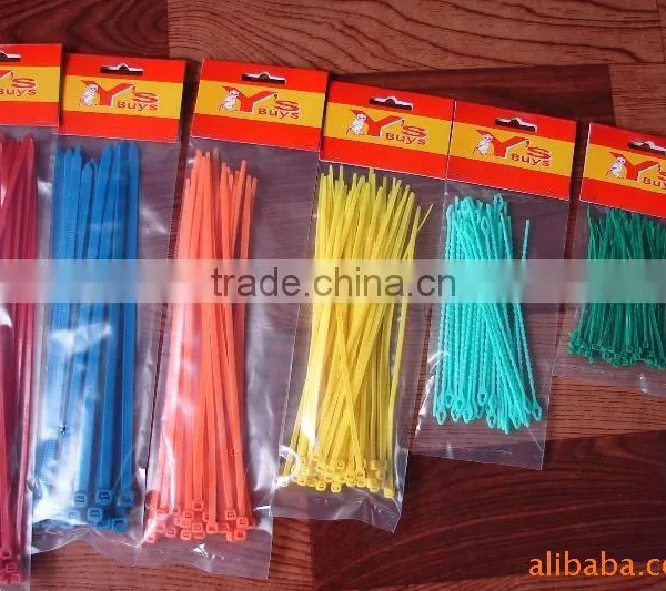 Better Quality Heat-resisting Self-locking 4.8*150 Black Nylon Cable Ties/binding Strips photo-2
