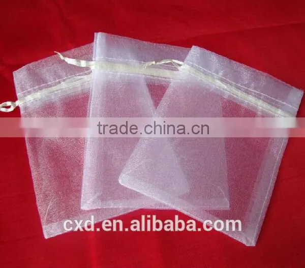 Gift Industrial Use and Drawstring Sealing&Handle Organza Jewellery Bags photo-6