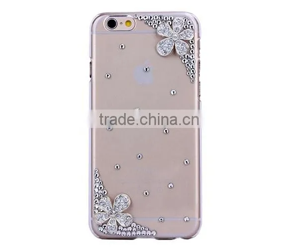 Plastic PC Fancy Decorative Bling Diamond Cover for IPhone 6,BRG Wholesale Cover for IPhone 6,for photo-6