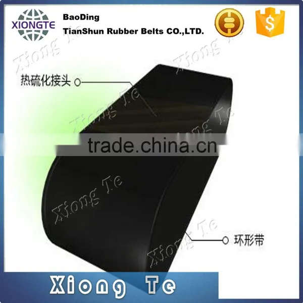 ISO 9001:2008 with 1000kg load capacity Heat resistant rubber conveyor belt