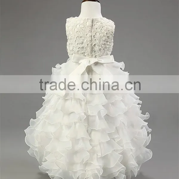 Fashion Latest Children Frocks Designs Fancy Girls Boutique Free Prom Dress TR-WS02 photo-5