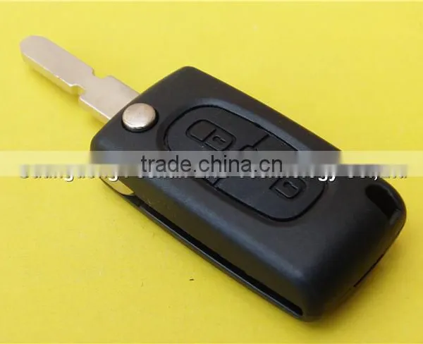 Auto Folding Flip 2 Button Remote Key Blank Shell Case for Peugeot 406 Wholesale photo-4