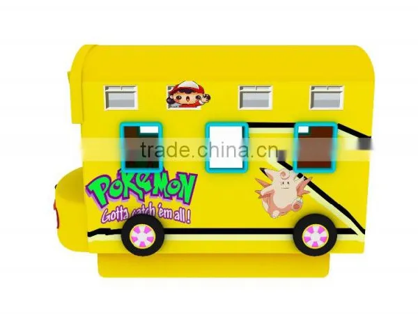 Pikachu Bus Kids Indoor Playground Soft Electric Playground Equipment photo-3