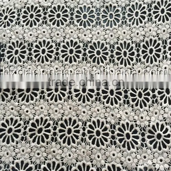 100% Cotton Water Soluble Embroidery