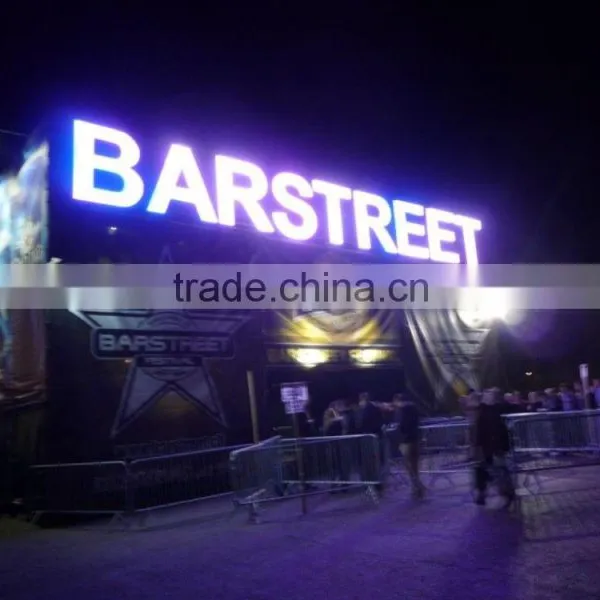Colorful DC5V Front Light Led Illuminated Letters With 12mm Rgb Led Pixel Light photo-5