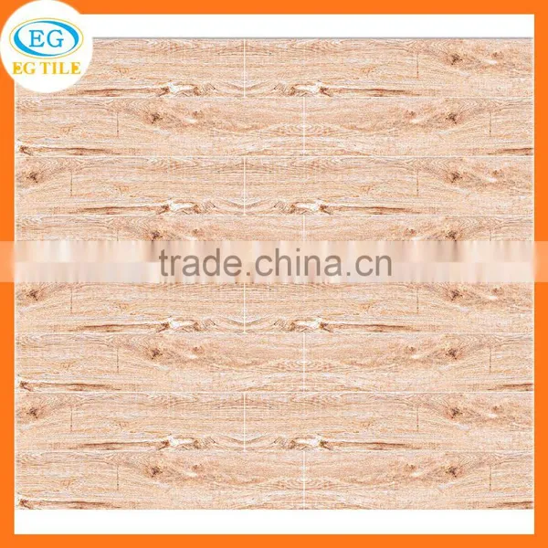 Unique Gold China Polish Decorative Wall Tile Glazed Wooden 3d Art Floor Tile