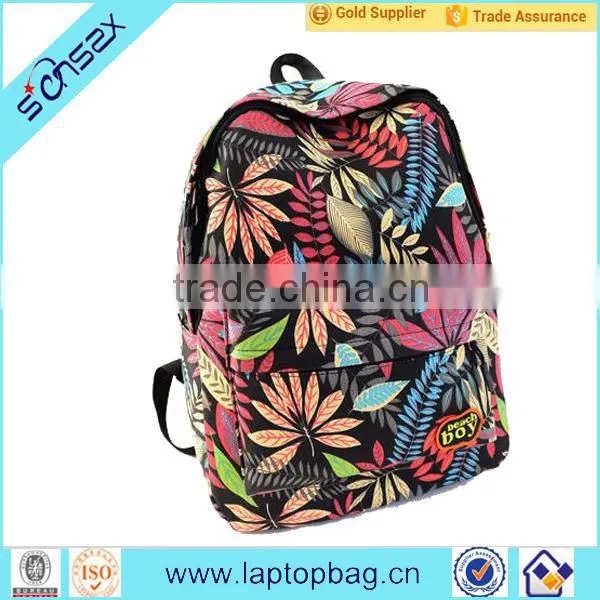 China Supplier Canvas School Bags for Girls Wholesale Backpack photo-4