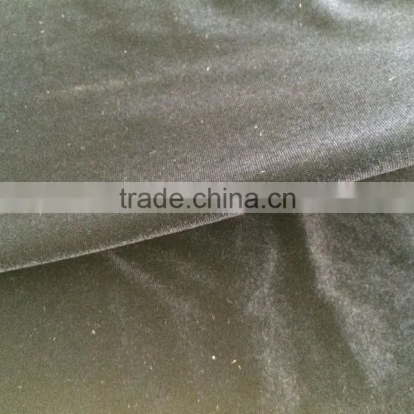 2015 New Product Plain Dyed 6%spandex+94%polyester Velour Fabric photo-4