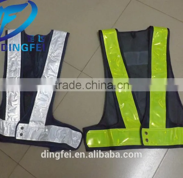 Cheap Custom Logo Flashing Led Reflective Safety Vest , Reflective Clothing , Reflective Vest photo-4