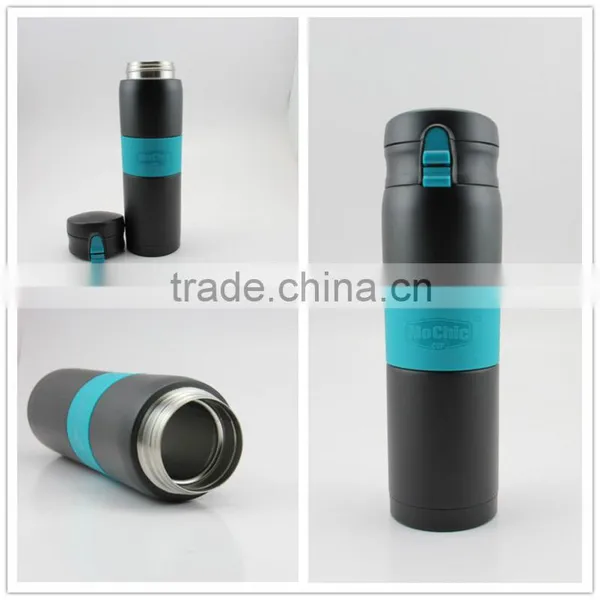 Mochic Double Wall 316 Stainless Steel Vacuum Flask With Food Grade Silicone