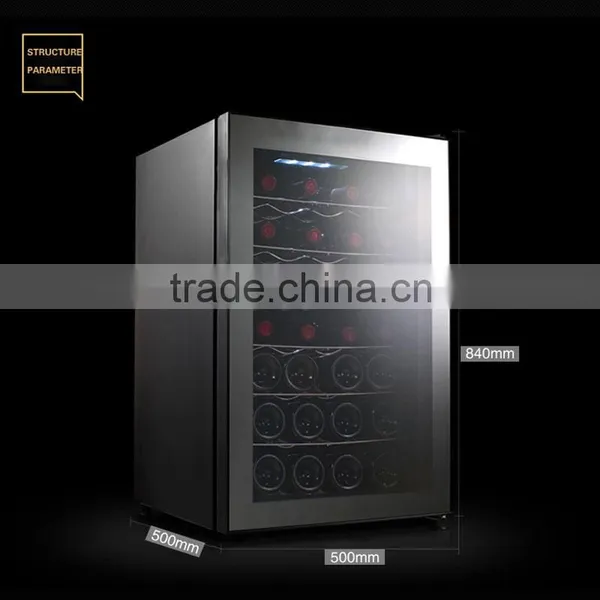 Compressor Stainless Steel Constant Temperature of Grape Red Wine Cabinet Automatic Defrost Household Ice Bar Wine Cabinet
