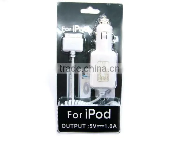 Car Charger Cable for IPod