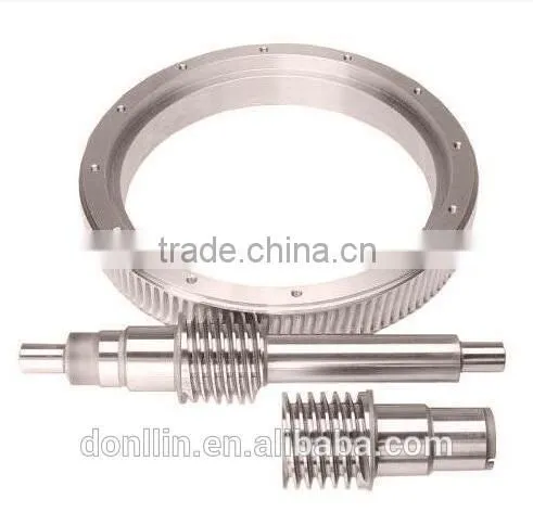 Big Transmission Rate Bronze/brass Worm and Worm Gear for Motor photo-3