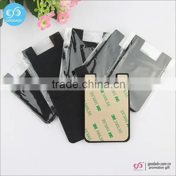 Wholesale Cell Phone Credit Card Holder Wallet 3m Sticker Silicone Business Card Holder photo-6