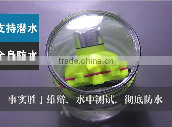 High Quality Usb Charging Built-in Battery Diving Head Lamp photo-3