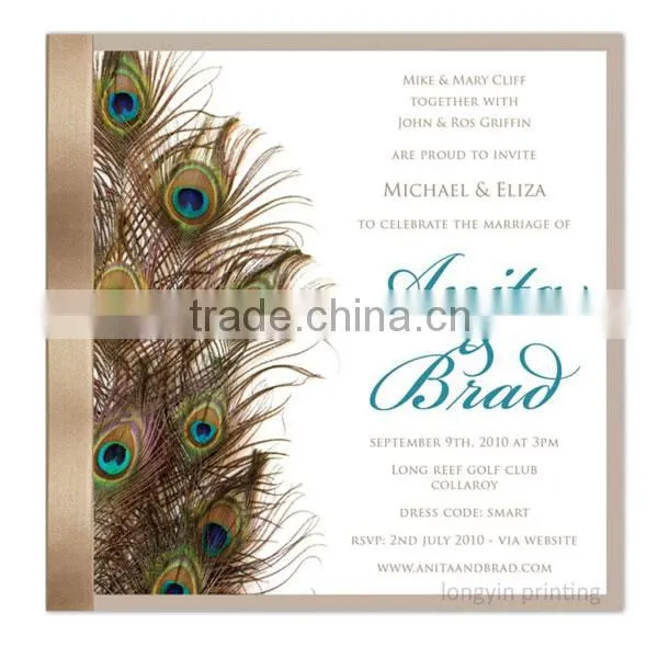 Cheap Custom Wedding Card Custom Invitation Card Printing photo-6
