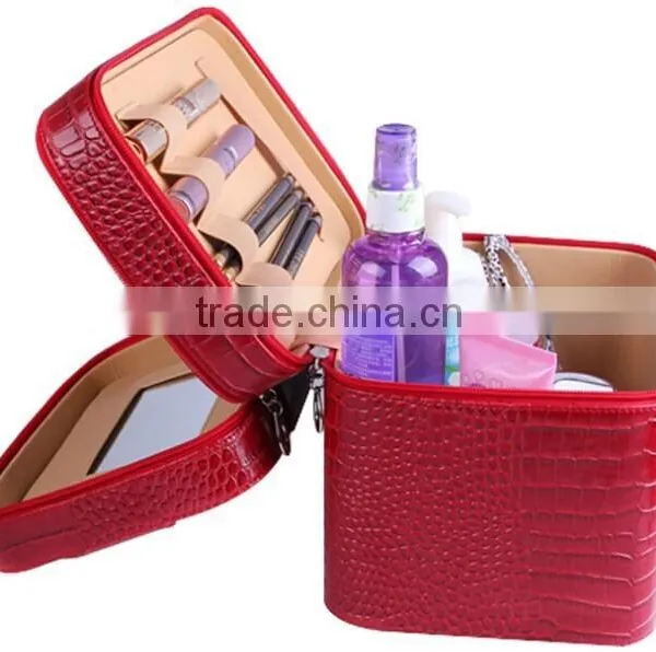 Big Capacity Leather Makeup Box photo-2