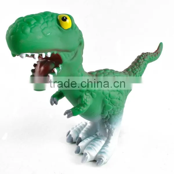 6pcs 10 Inch Cartoon Vinyl Soft Plastic Dinosaur Toys photo-3