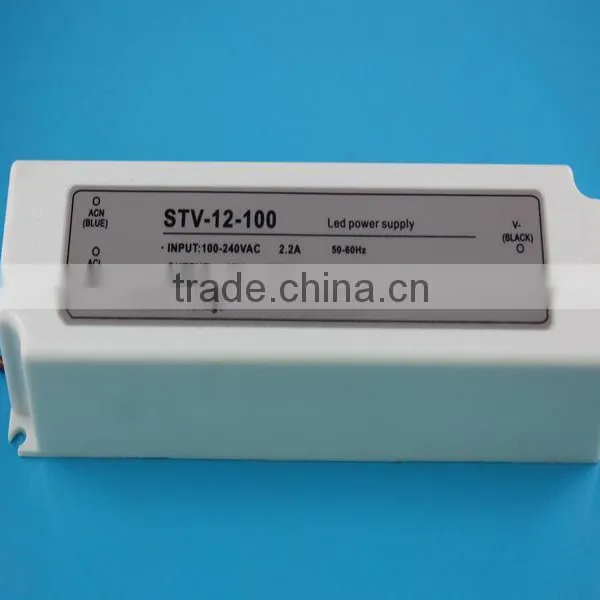 High Quality dc 12v 100w Led Sign Transformer, Led Christmas Tree Light Transformer,