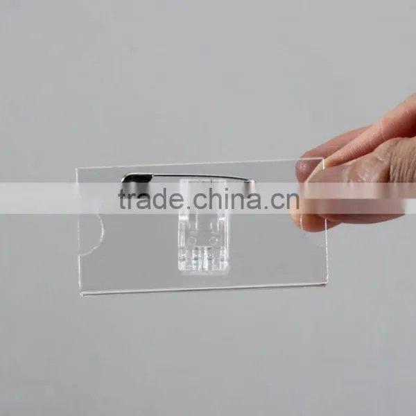 Acrylic Smile Badge Holder Transparent Smile Badge Holder photo-2