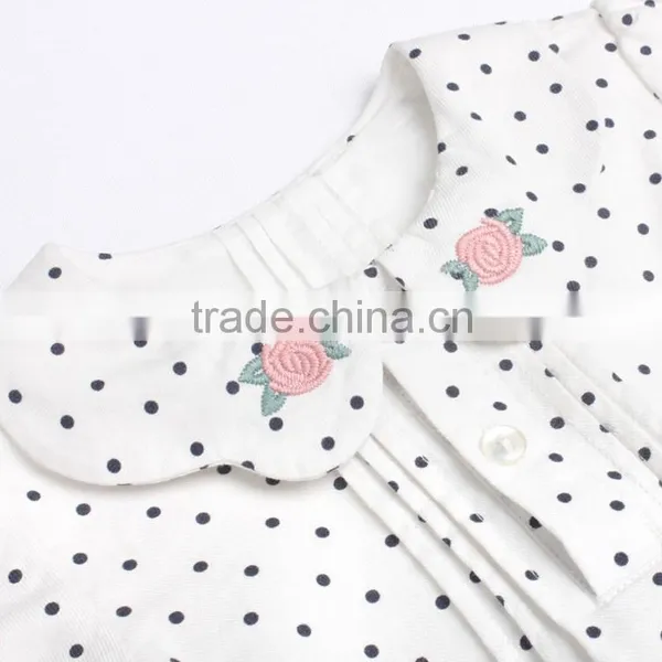 Lovely Loose Style Cotton Baby Girl Shirt photo-4
