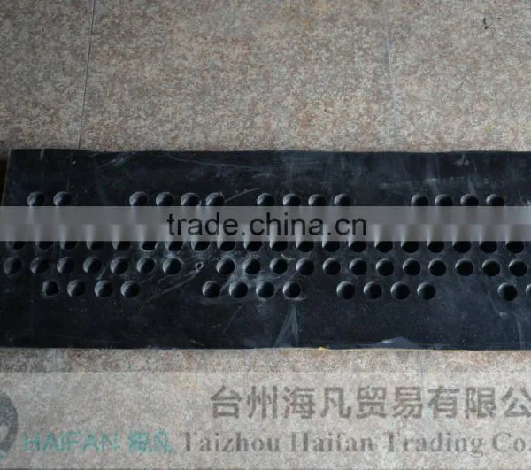 1000*380*50mm High Quality Hot Sell Rubber Speed Hump for Crossing/heavy Strength Rubber Speed Hump Used on Road for Safety photo-5