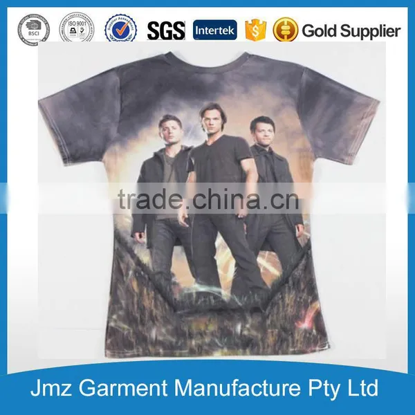 Men Tshirts With Your Customized Tshirt Polyester Man Shirts photo-2
