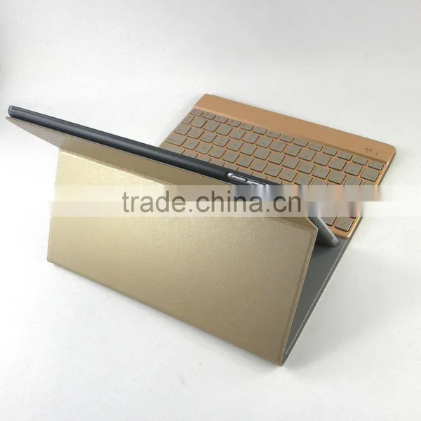 Wholesale Intelligent Induction Switch Ultra-thin Aluminum Bluetooth Keyboard for Ipad Air Leather Cases photo-4