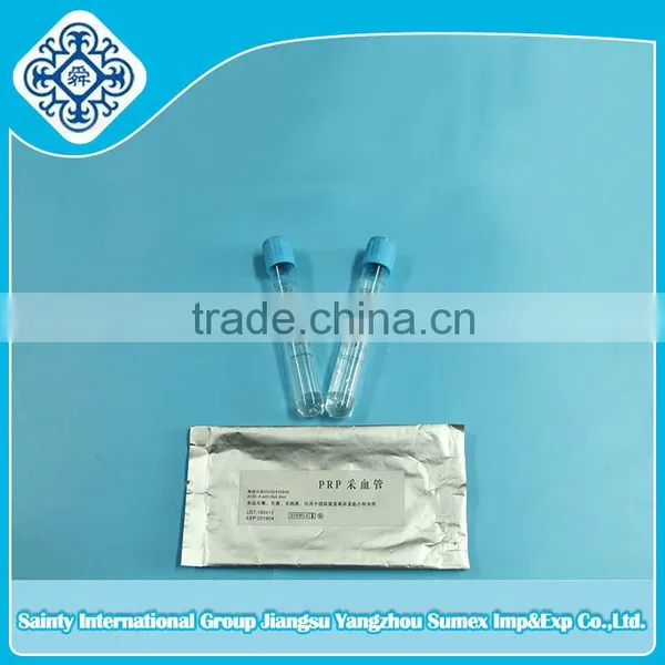 High Concentration Platelet Rich Plasma PRP Tube