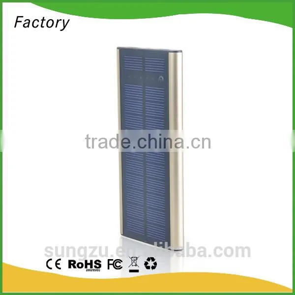 8000mah Factory OEM ODM Solar Charging Hiking Mobile Power Back for Android Smartphone photo-2