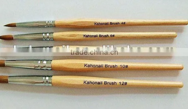 Yiwu Suppliers to Provide All Kinds Nail Art,cosmetics Acrylic Brush Acrylic Pink Handle Brush